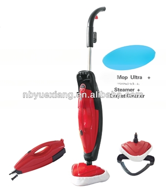 Κόκκινο και μαύρο 3 σε 1 Steam Mop Ultra Η απόλυτη λύση καθαρισμού